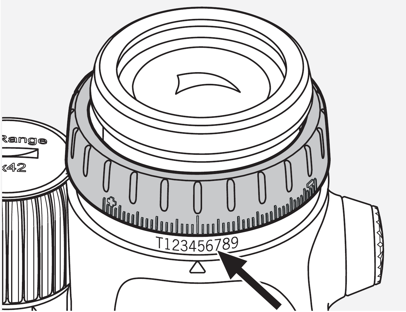 Where is the EL Range TA's serial number located?